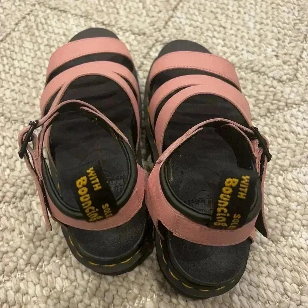 BLAIRE WOMEN'S PISA LEATHER STRAP SANDALS - Picture 3 of 6